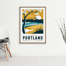 Load image into Gallery viewer, Portland Maine Poster 16&quot;x24&quot; | Vintage Travel Poster | Portland Poster | Maine Poster | Portland Maine | Maine Print | Offset Print
