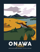 Load image into Gallery viewer, Onawa Maine Print 8.5&quot;x11&quot; | Train Print Maine | Onawa Print | Train Print | Maine Print | Onawa Print | Vintage Print
