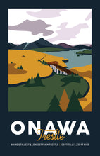 Load image into Gallery viewer, Onawa Maine Print 11&quot;x17&quot; | Train Print Maine | Onawa Print | Train Print | Maine Print | Onawa Print | Vintage Print
