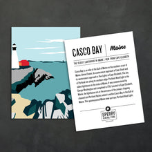 Load image into Gallery viewer, Field Notes Booklet Casco Bay Maine | Field Notes Journal Casco Bay | Field Notes Book Maine | Custom Field Notes Book
