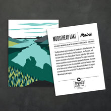 Load image into Gallery viewer, Field Notes Booklet Moosehead Lake Maine | Field Notes Journal Moosehead Lake | Field Notes Book Maine | Custom Field Notes Book
