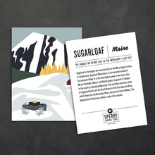 Load image into Gallery viewer, Field Notes Booklet Sugarloaf Maine | Field Notes Journal Sugarloaf Mountain | Field Notes Book Maine | Custom Field Notes Book
