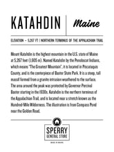 Load image into Gallery viewer, Field Notes Booklet Katahdin Maine | Field Notes Journal Katahdin | Field Notes Book Maine | Custom Field Notes Book
