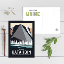 Load image into Gallery viewer, Maine Postcard Set 5&quot;x7&quot; | Maine Art Set | Acadia National Park | Moosehead Lake | Casco Bay | Katahdin | Maine Travel Art
